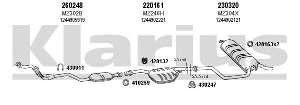 Exhaust System 600173E