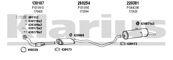 Exhaust System 630104E