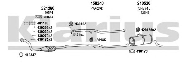 Exhaust System 630425E