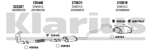 Exhaust System 270466E