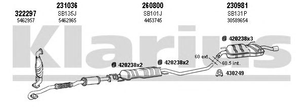 Exhaust System 750227E