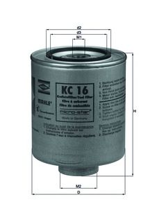 Fuel filter KC 16