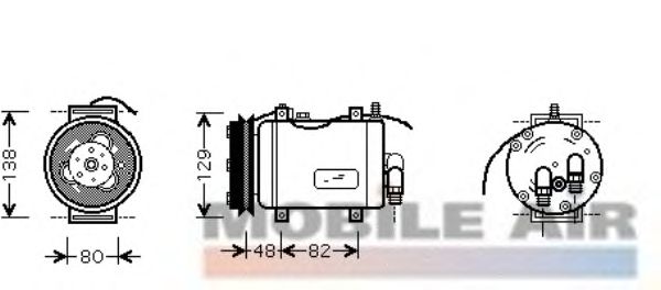 Compressor, air conditioning 0300K228