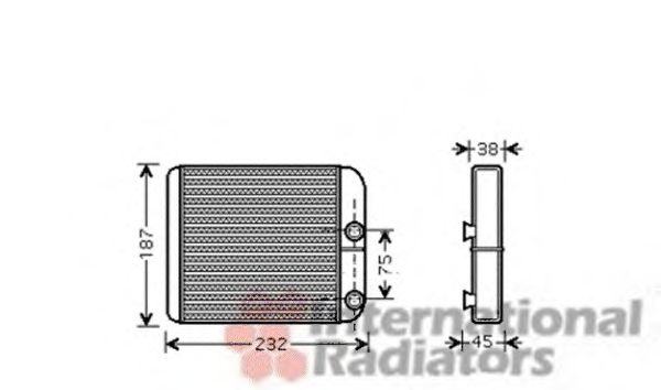 Heat Exchanger, interior heating 59006129