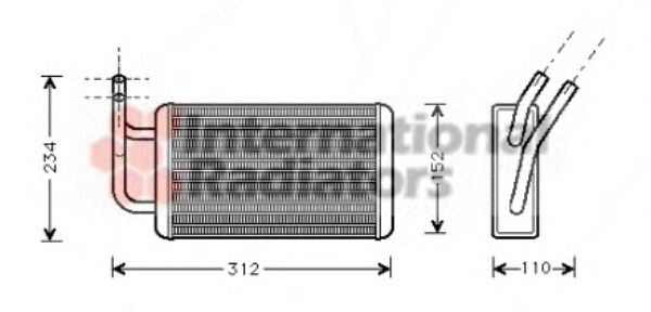 Heat Exchanger, interior heating 18006215
