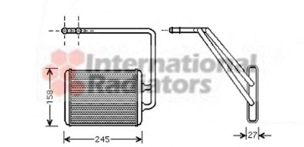 Heat Exchanger, interior heating 82006141