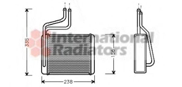 Heat Exchanger, interior heating 18006286