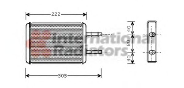 Heat Exchanger, interior heating 18006355