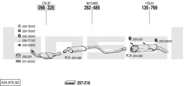 Exhaust System 024.970.92