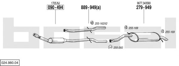 Exhaust System 024.980.04