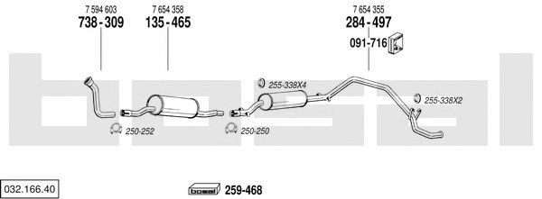 Exhaust System 032.166.40