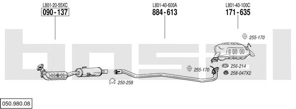 Exhaust System 050.980.08