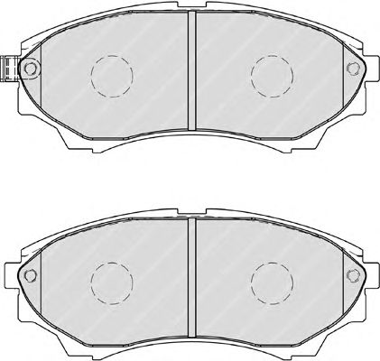 Brake Pad Set, disc brake FDB1817