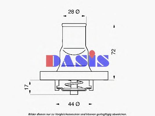 Thermostat, coolant 751798N