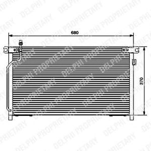 Condensator, airconditioning TSP0225440