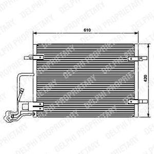 Condensator, airconditioning TSP0225453