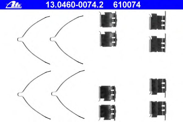 Accessory Kit, disc brake pads 13.0460-0074.2
