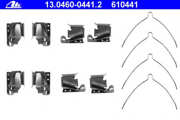 Accessory Kit, disc brake pads 13.0460-0441.2