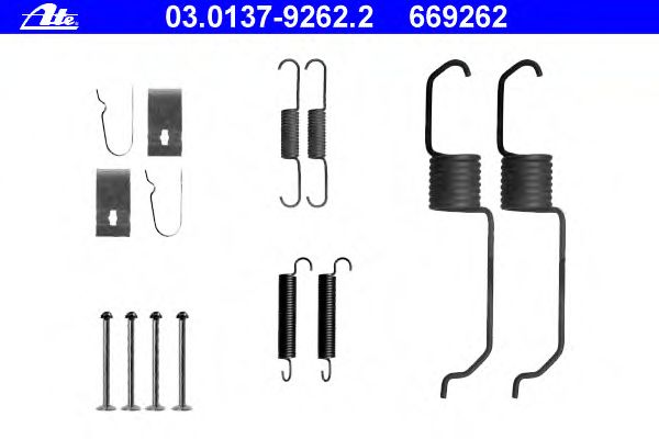 Accessory Kit, brake shoes 03.0137-9262.2