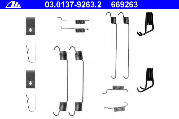 Accessory Kit, brake shoes 03.0137-9263.2