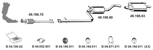 Exhaust System 492072