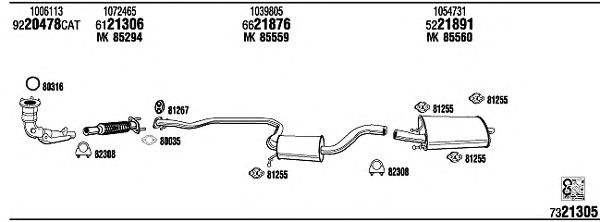 Exhaust System FO20284