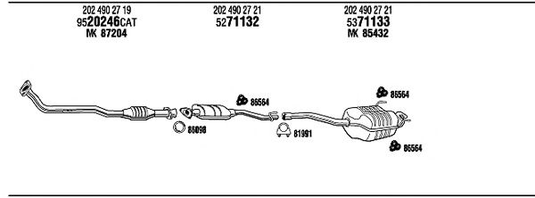 Exhaust System MB22026
