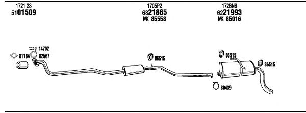 Exhaust System PEP07979BA