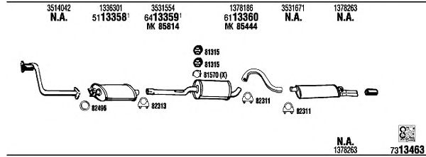 Exhaust System VO74057
