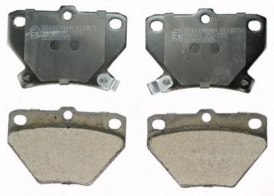 Brake Pad Set, disc brake B110871