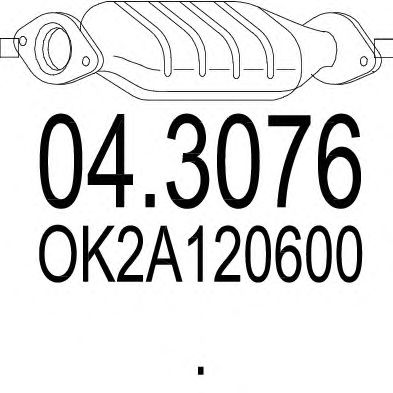 Catalytic Converter 04.3076