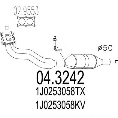Catalytic Converter 04.3242