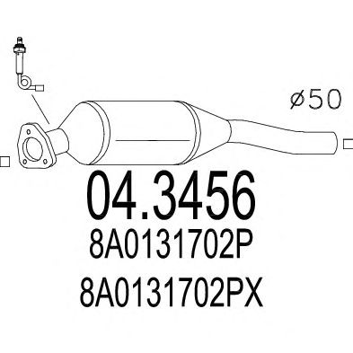 Catalytic Converter 04.3456