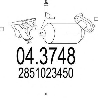 Catalytic Converter 04.3748