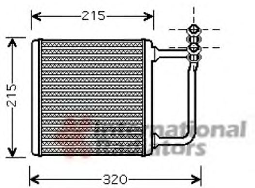 Radiador de calefacción 30006451