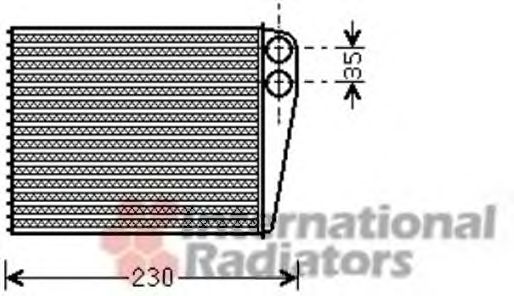 Permutador de calor, aquecimento do habitáculo 30006465