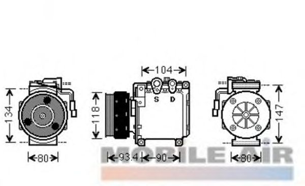 Compressor, ar condicionado 3200K212