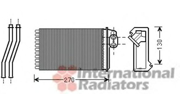 Heat Exchanger, interior heating 40006340