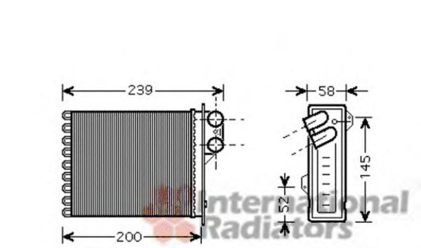 Heat Exchanger, interior heating 43006398