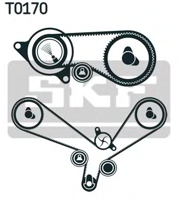 Water Pump & Timing Belt Kit VKMC 01952