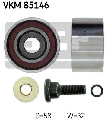 Deflection/Guide Pulley, timing belt VKM 85146