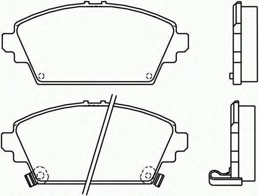 Brake Pad Set, disc brake P 28 029