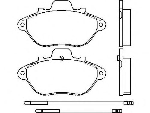 Brake Pad Set, disc brake P 61 036
