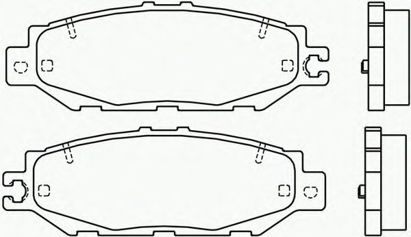 Brake Pad Set, disc brake P 83 036
