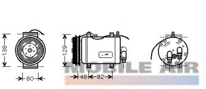 Compressor, air conditioning 6003K228