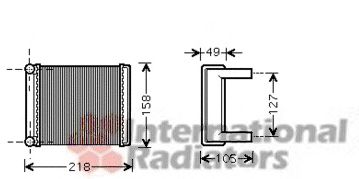 Heat Exchanger, interior heating 60306385