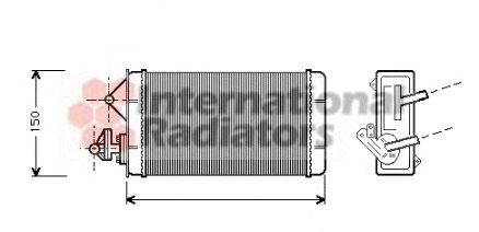 Heat Exchanger, interior heating 60176087