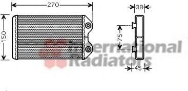 Heat Exchanger, interior heating 60536369