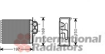 Heat Exchanger, interior heating 60306400