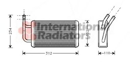 Heat Exchanger, interior heating 60186215